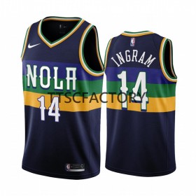 Canotte Uomo New Orleans Pelicans Brandon Ingram 14 Nike 2022-23 City Edition Navy Swingman